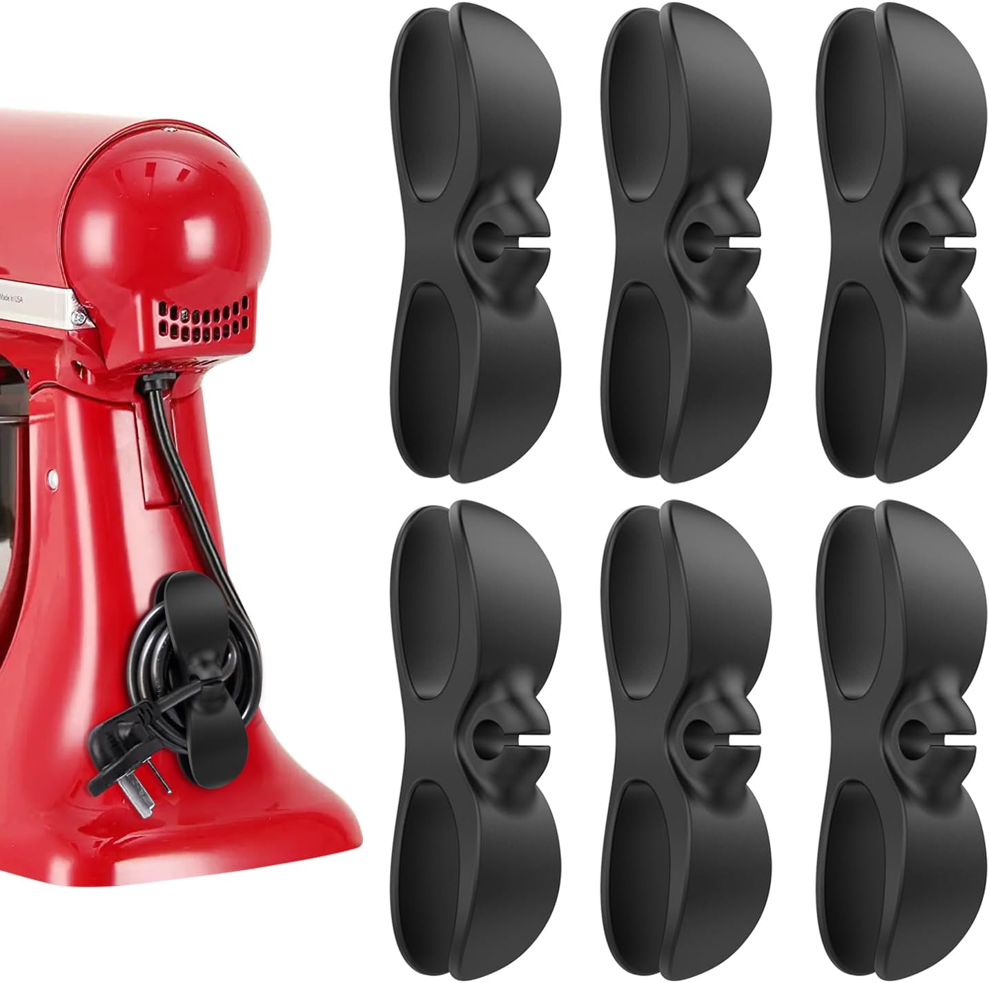 Cord Organizer for Appliances, Upgraded Kitchen Cord Organizer, Cord keeper Cord wrapper Cord holder Cord winder for Appliances Air Fryer, Coffee Maker, Blender, Pressure Cooker, Toaster