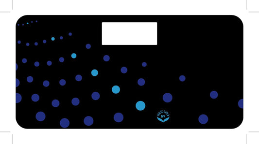 NewlineNY Digital Mini Travel Bathroom Scale - Trendy Wave SBB-0721M-NYTW