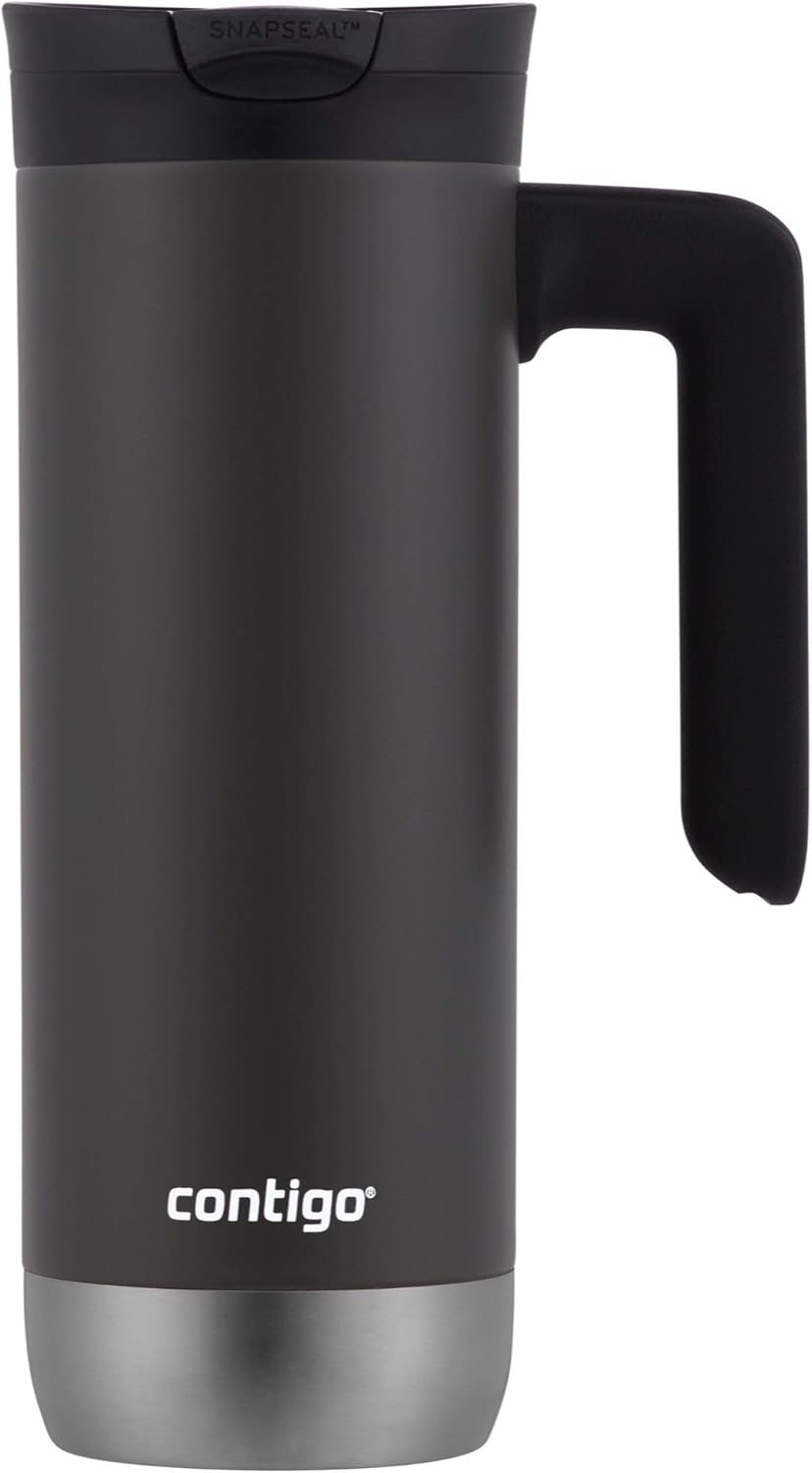 Contigo Byron 24oz & Superior 20oz Stainless Steel Travel Mugs with Leak-Proof Lids