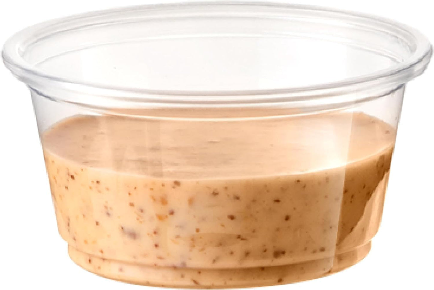 Fit Meal Prep 2500 Pack 2 oz BPA Free Condiment Cups No Lids, Disposable Jello Shots Containers, Small Dipping Sauce Cups, Plastic Ramekins in Bulk, Stackable Souffle Cups for Sample, Portioning