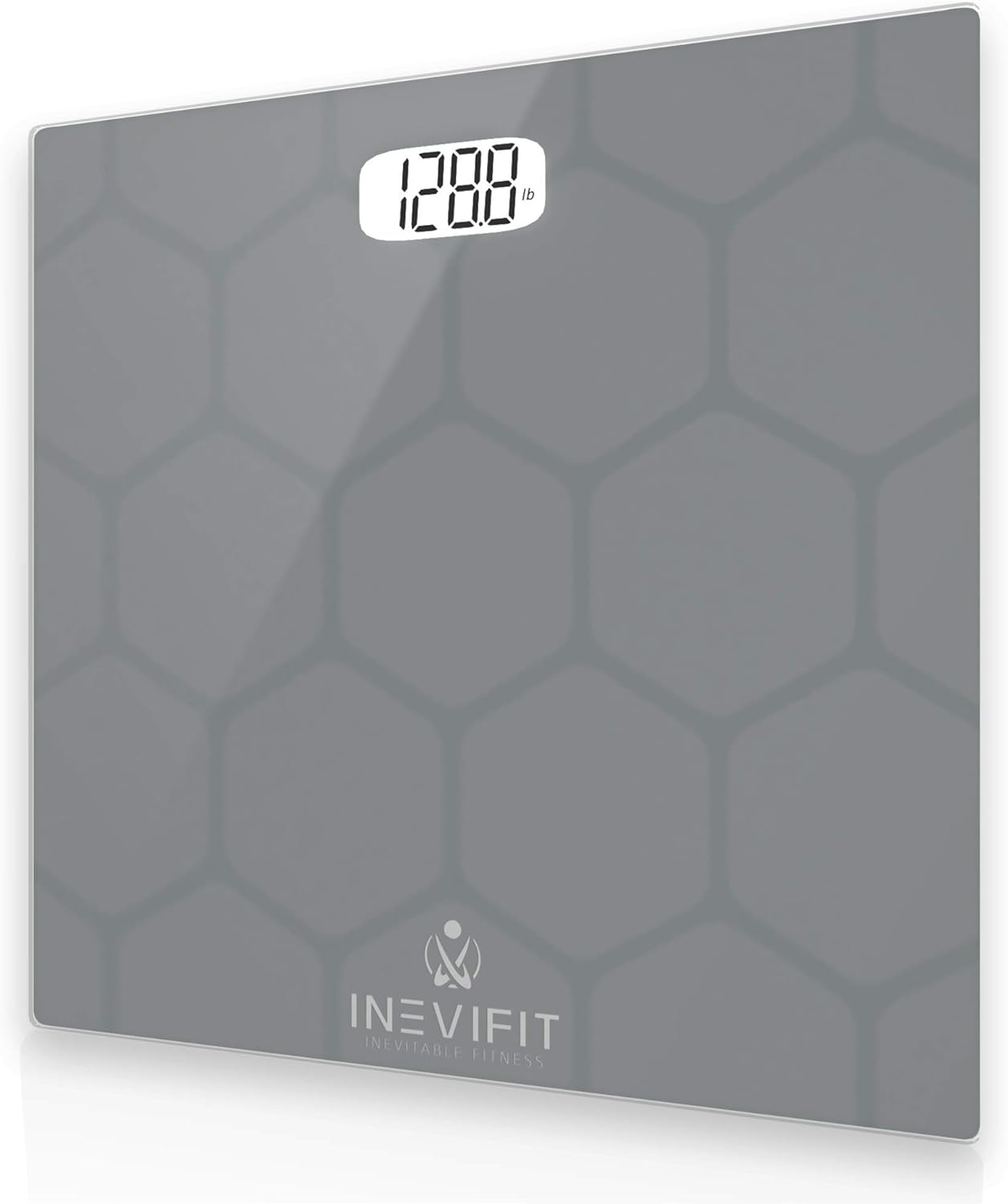 INEVIFIT Bathroom Scale, Highly Accurate Digital Bathroom Body Scale, Measures Weight up to 400 lbs. Includes Batteries