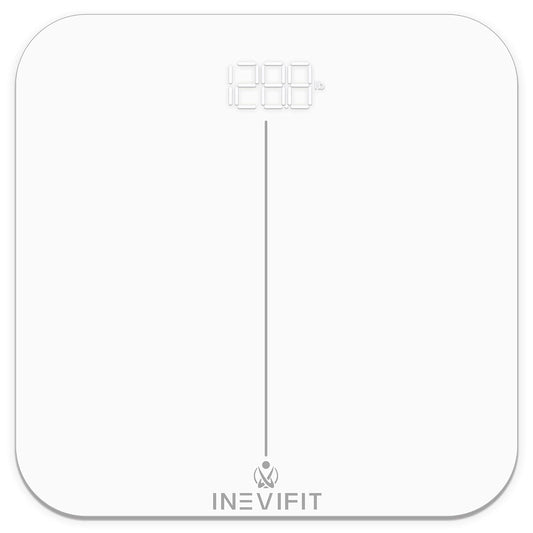 INEVIFIT Premium Bathroom Scale, Highly Accurate Digital Bathroom Body Scale, Precisely Measures Weight up to 400 lbs