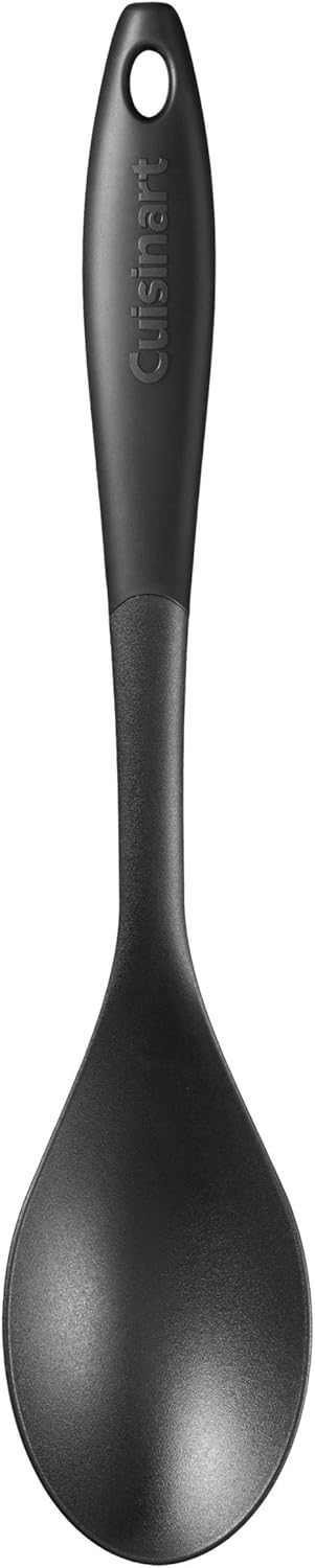 Cuisinart Curve Handle Nylon, Solid Spoon,Black