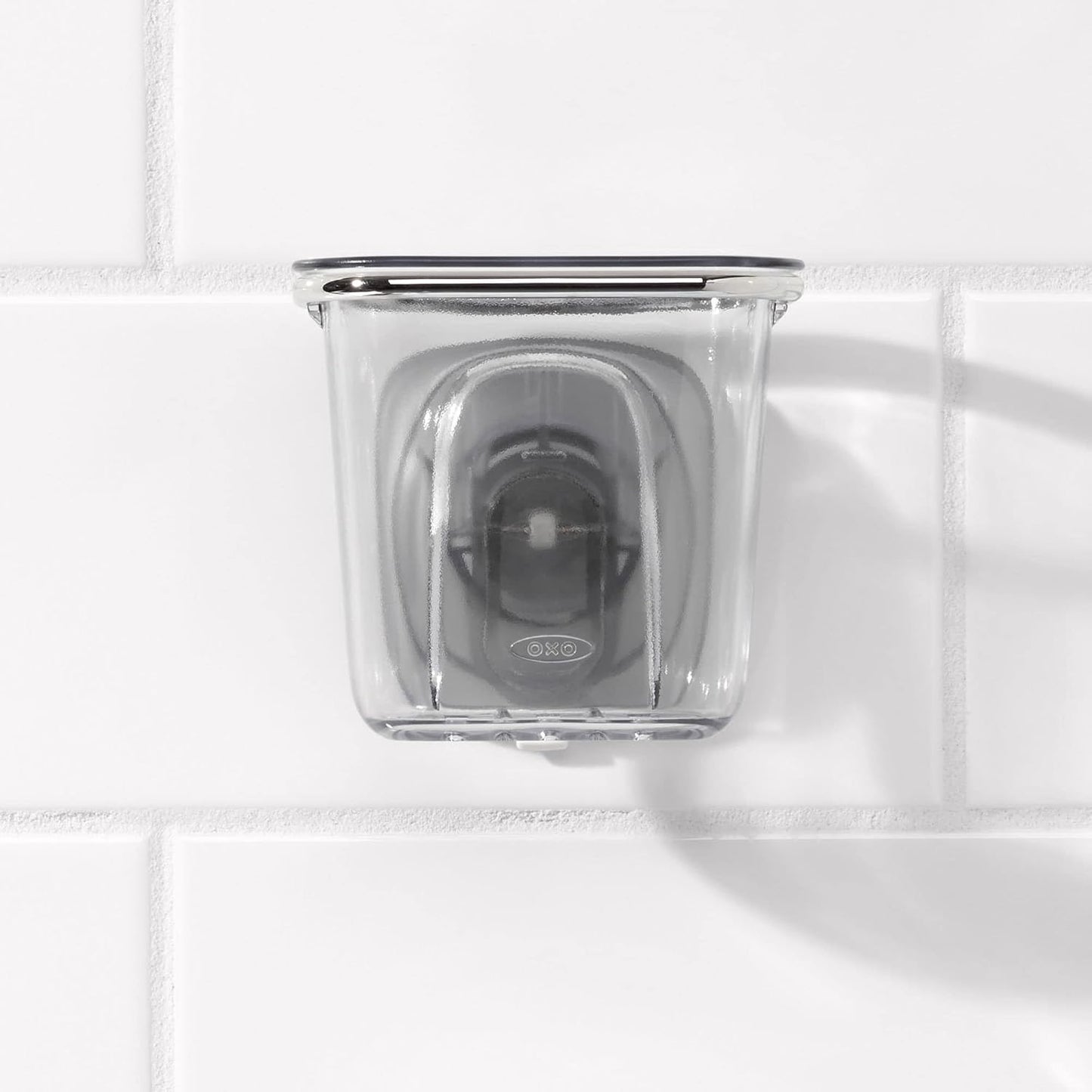 OXO Good Grips Stronghold Suction Multipurpose Shower Accessory Cup,Clear,