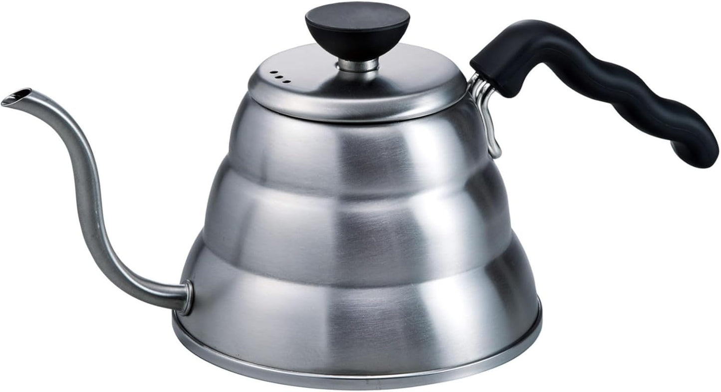 Hario V60 "Buono" Gooseneck Drip Kettle, 1000ml, Silver