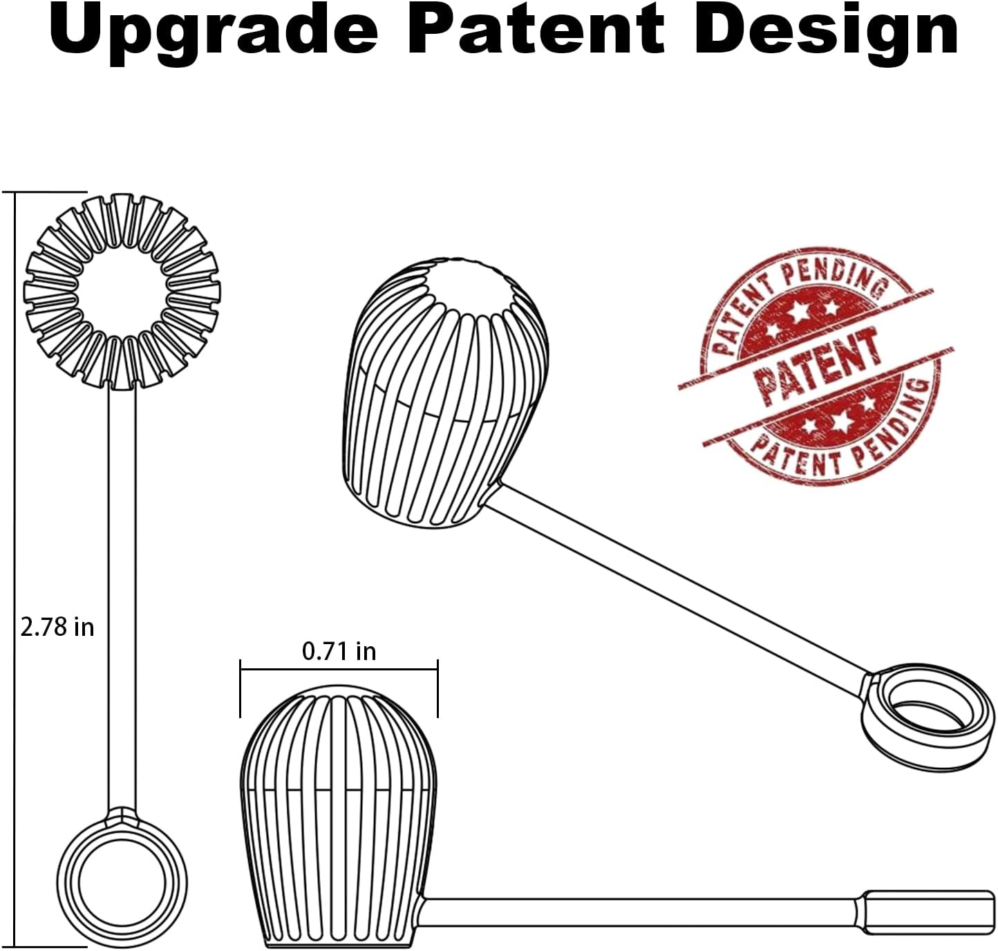YOELIKE 3PCS Straw Cover Cap for 6 to 12mm Straw of Stanley, Simple Modern, Yeti, Owala, Hydro Flask, Reduce, and All Brands Tumbler Straw, Dishwasher Safe, BPA Free and Dust Proof