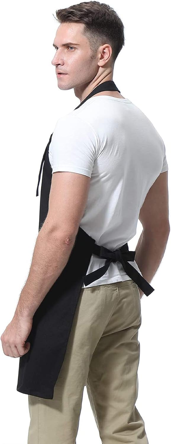 Miracu Funny Cooking Aprons for Men Husband - Christmas, Birthday Funny Male Gifts for Mens Best Friend, Gifts for Male Friends Guy Boyfriend Chef Him - Grilling Grill BBQ Apron for Men w/Pockets