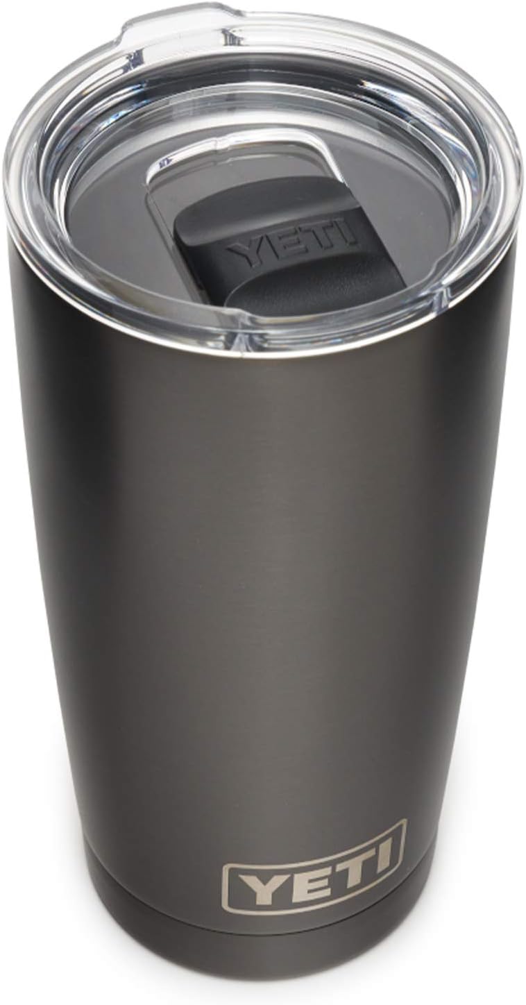 YETI Rambler 20 oz Tumbler Retired Color, Stainless Steel, Vacuum Insulated with MagSlider Lid, Graphite