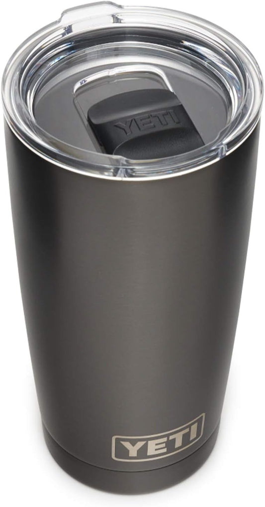 YETI Rambler 20 oz Tumbler Retired Color, Stainless Steel, Vacuum Insulated with MagSlider Lid, Graphite