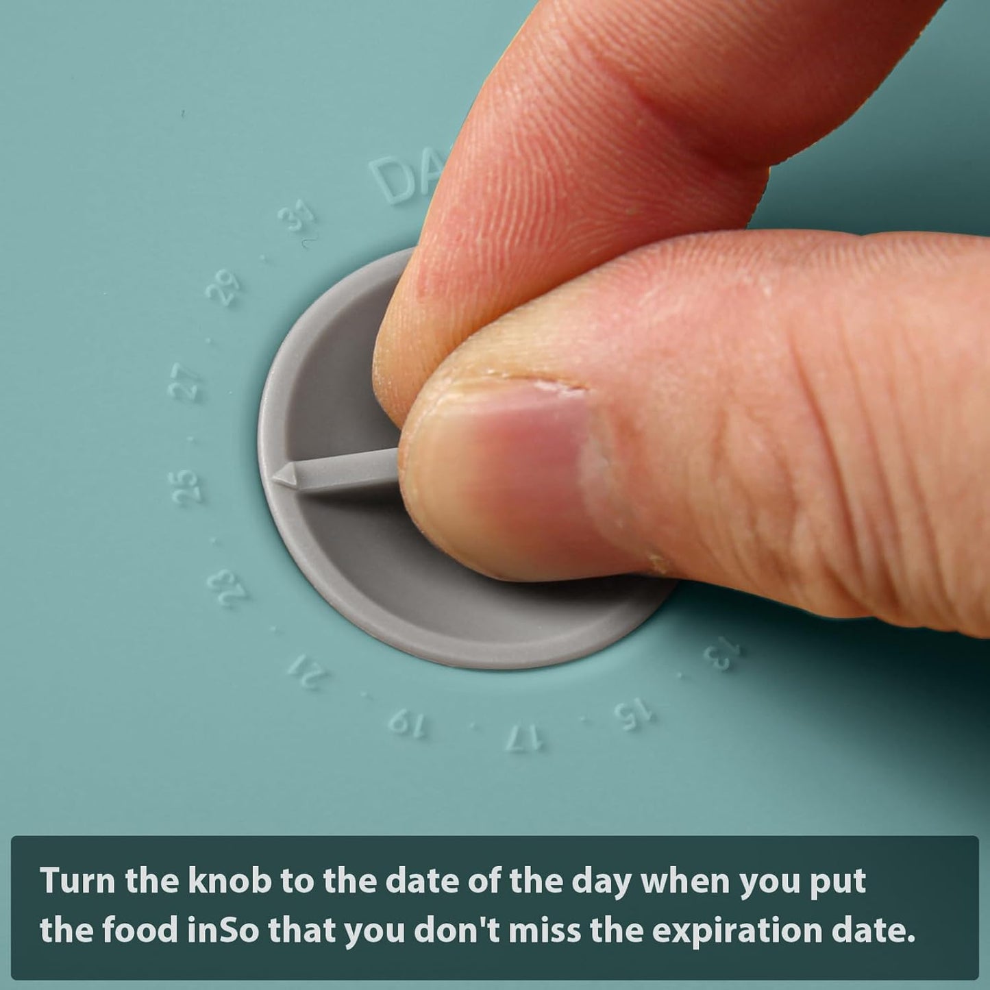 Replacement Lids for Pyrex 7402-PC 7 Cup, Silicone Round Storage Cover Lid for Anchor Hocking Glass Bowl 2 Pack with Date Mark