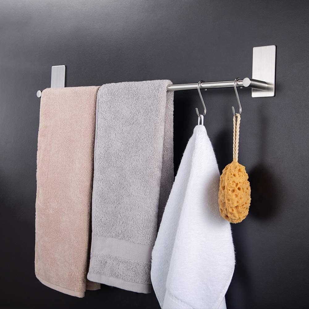 ARTOYS Stainless Steel S Hooks - Pack of 10, 3 Inches, 4mm Diameter, 50lbs Load Capacity - Electroplated Surface