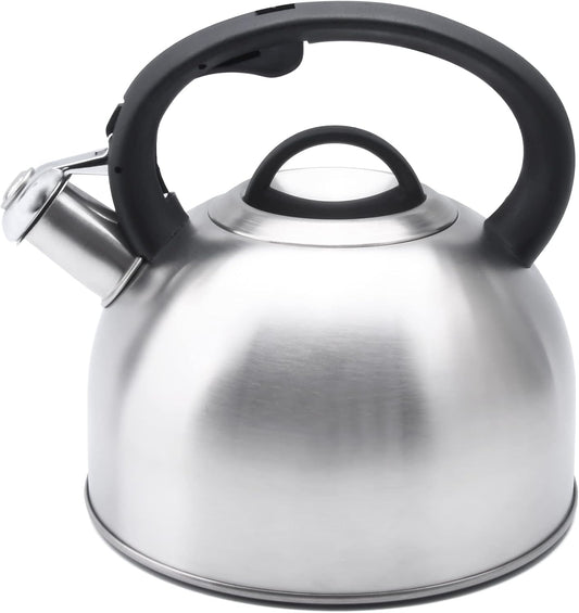 GGC 3L Tea Kettle for Stove Top, Loud Whistling Tea Kettles Water Boiler, Stainless Steel Kettle with Anti-Heat Handle and Simple Touch Button to Control Kettle Outlet