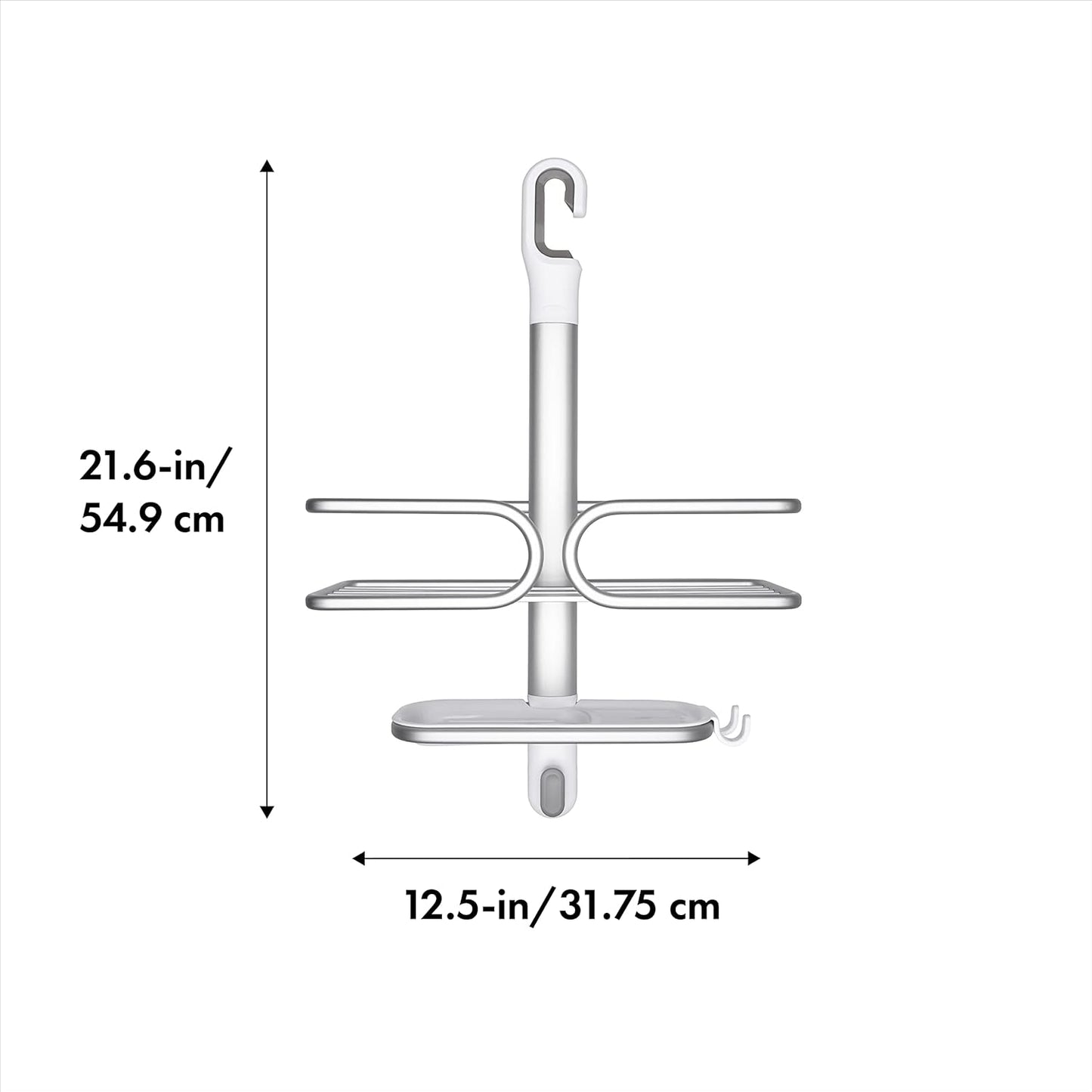 OXO Good Grips Compact Aluminum Shower Caddy