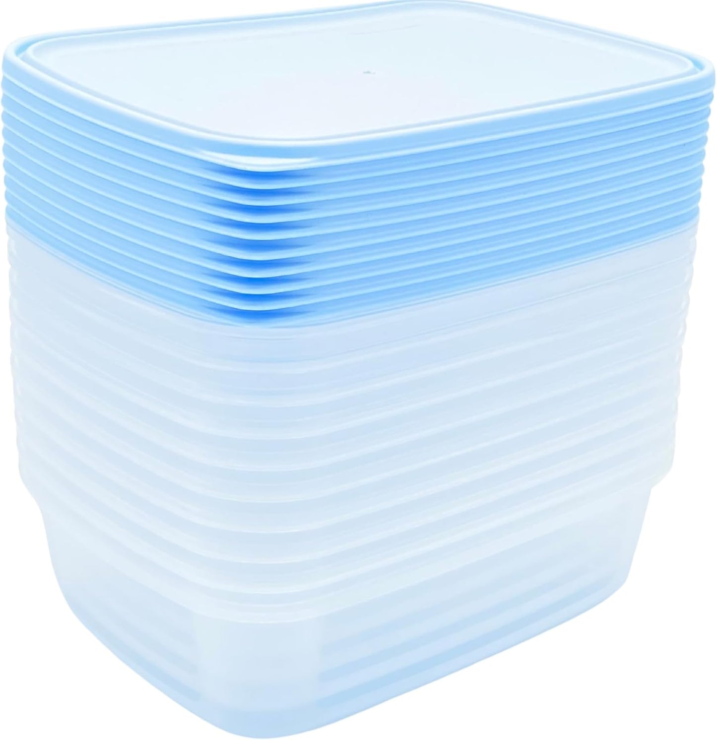 10 Pack To Go Food Storage Containers | Medium Size Rectangular Food Storage That Holds up to 35 Ounces of Food, Solids, or Liquids 35oz (4.22 cups) Leak Proof Microwave Freezer Dishwasher Safe