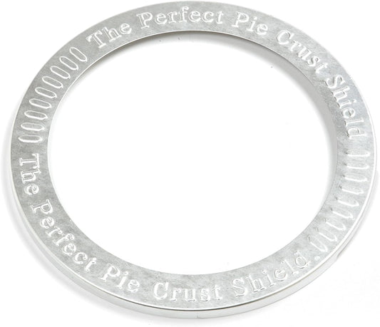 Norpro Aluminum 9 Inch Pie Crust Shield, Shown