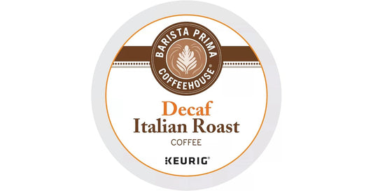 Barista Prima Coffeehouse Dark Roast Extra Bold K-Cup for Keurig Brewers, Decaf Italian Roast Coffee,4 pack of 24 cups each (96 count)