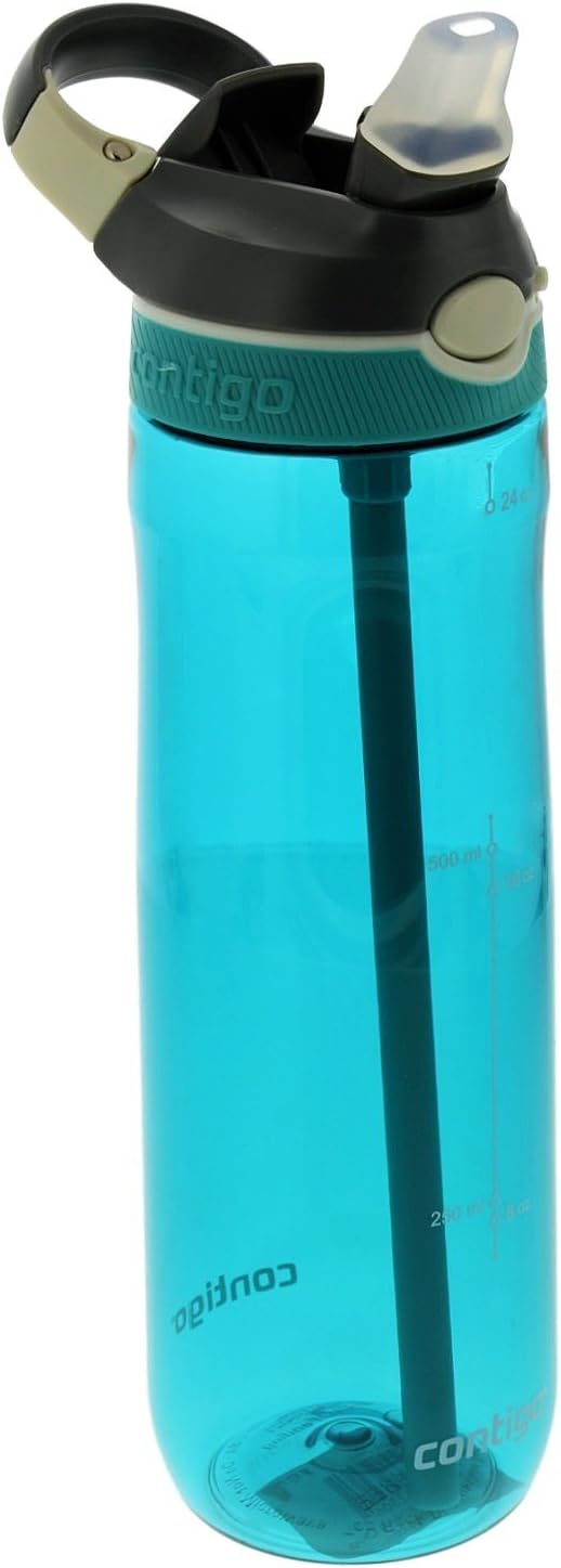 Contigo AUTOSPOUT Ashland Reusable Water Bottle, 24oz, Scuba