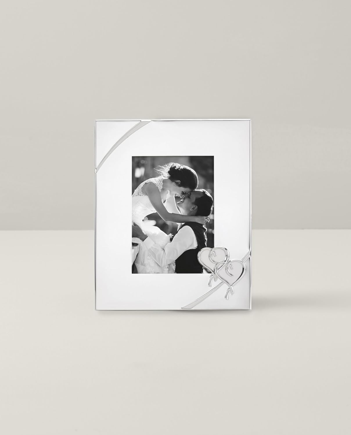 Lenox 812616A True Love 5x7 Picture Frame, Metallic