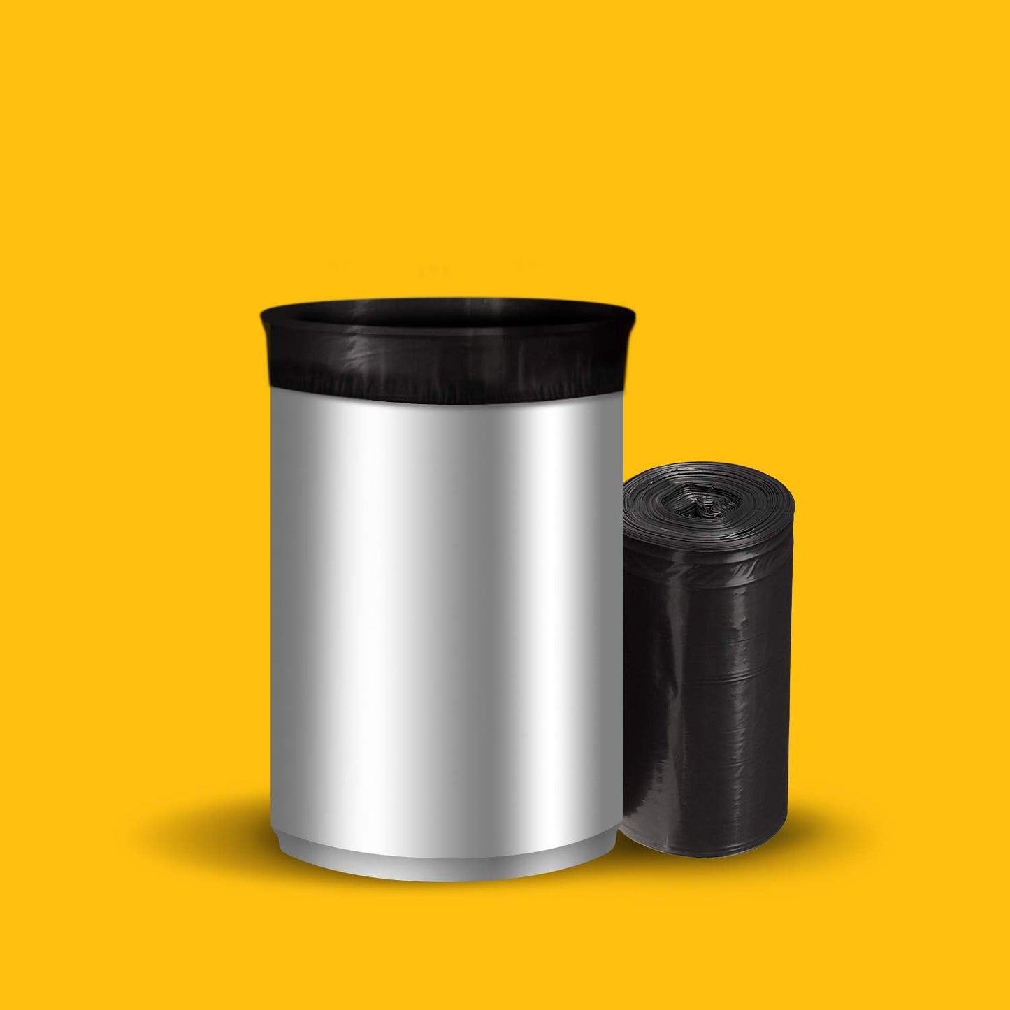 AmazonCommercial 23G SlimJim Rubbermaid - 23 Gallon - 150 Count - 1.1 Mil - Black