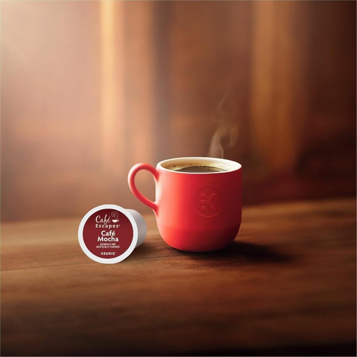 Cafe Escapes™ Single-Serve Coffee K-Cup® Pods, Cafe Mocha, Carton Of 24