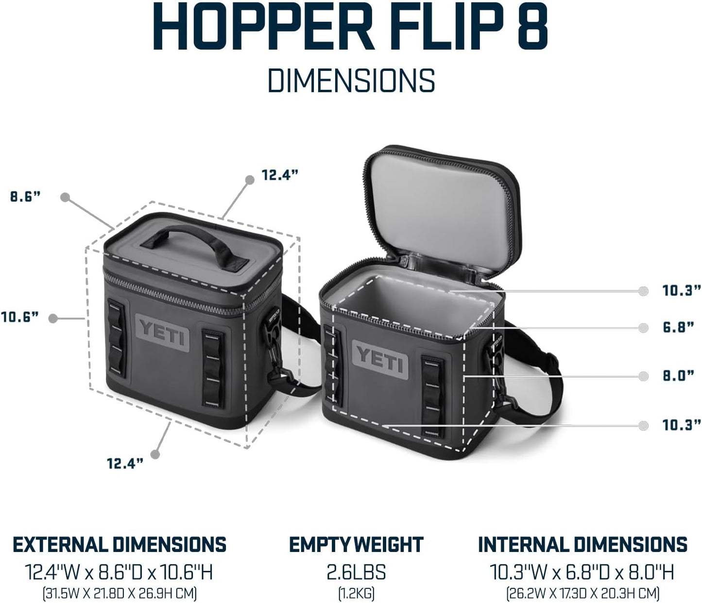 YETI Hopper Flip 8 Portable Soft Cooler