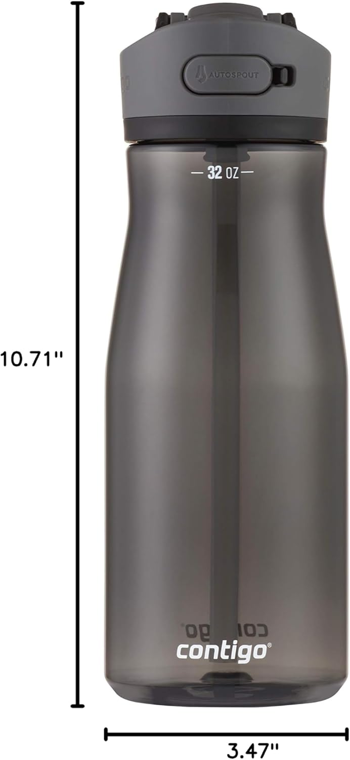 Contigo Ashland 2.0 Water Bottle with Autospout Lid 32oz Licorice
