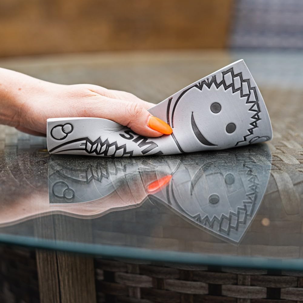 Scrub Daddy Damp Duster Towel - Durable Sponge-Like Dust Cleaner for Multisurface Dusting, Picking Up Pet Hair, Dirt & Grime of All Kinds - Reusable, Soft, Flexible, Absorbent Cleaning Supplies (2ct)