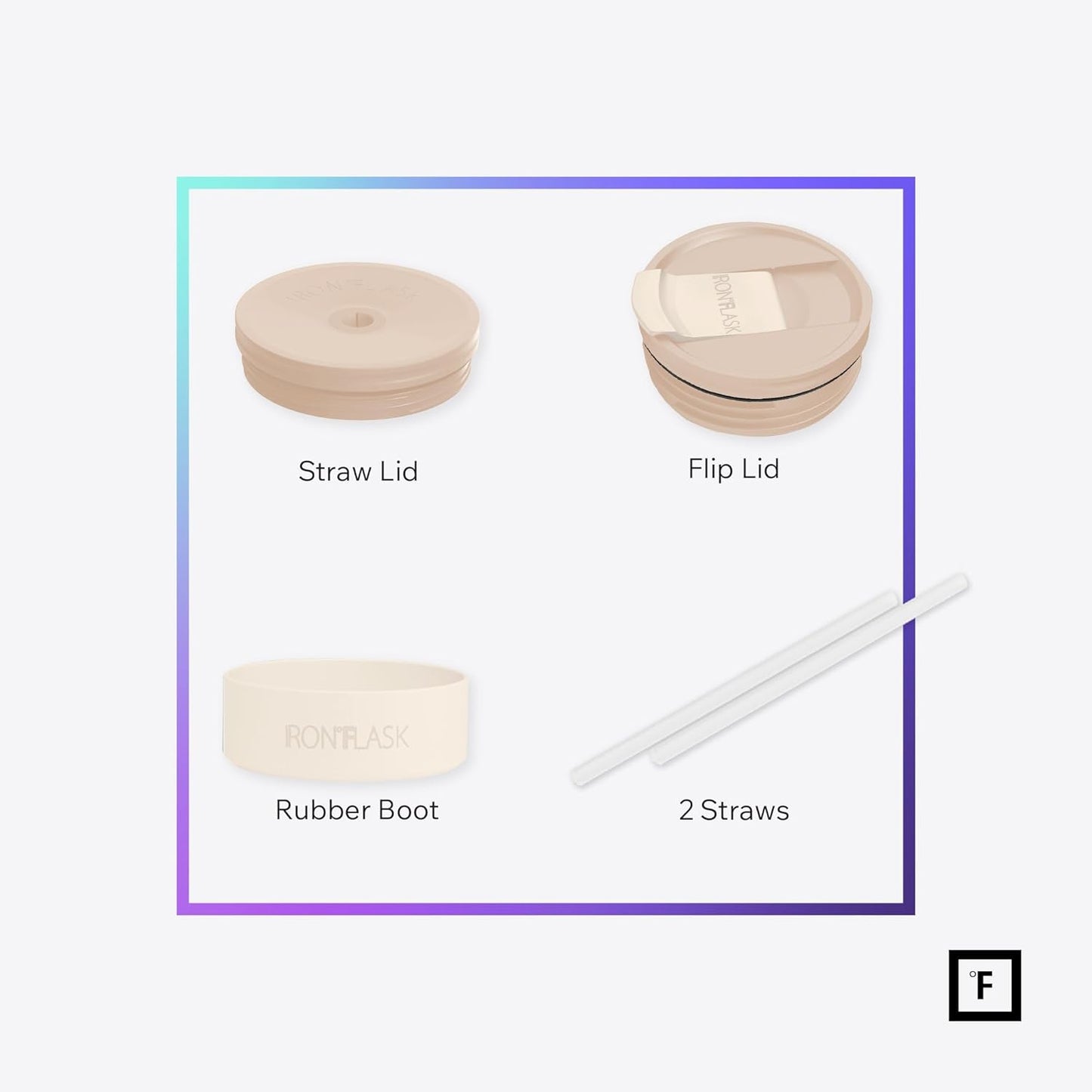 IRON °FLASK Co-Pilot Insulated Mug w/Boot, Straw & Flip Cap Lids - Cup Holder Bottle for Hot, Cold Drink - Leak-Proof - Water, Coffee Portable Travel Mug - Desert Oasis, 40 Oz