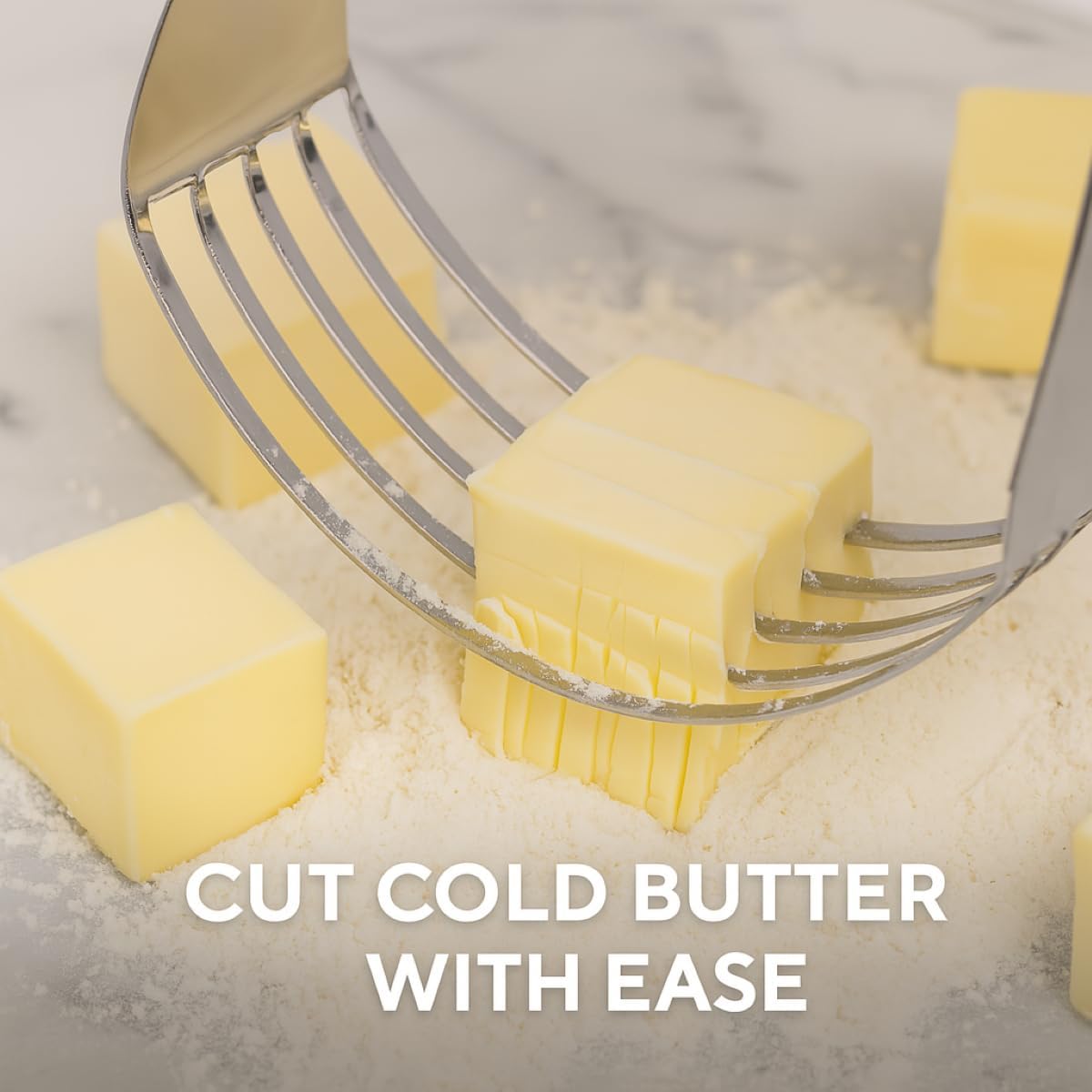 Mrs. Anderson’s Baking Pastry Dough Blender, Stainless Steel, 5-Blade Design