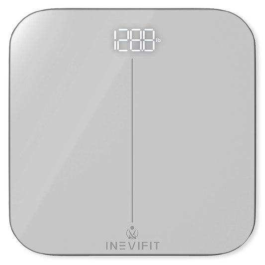 INEVIFIT Premium Bathroom Scale, Highly Accurate Digital Bathroom Body Scale, Precisely Measures Weight up to 400 lbs