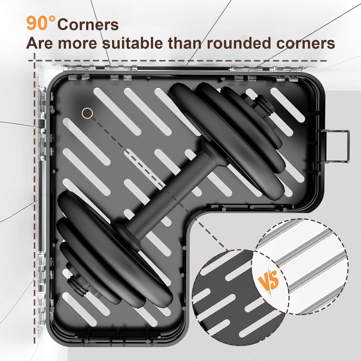 Large Capacity Shower Caddy, Heavy-Duty Adhesive Shower Organizers with Custom Aesthetic Design Soap, No Drilling Corner Shower Shelves, 5 Hooks for Bathroom Accessories - 3 Pack