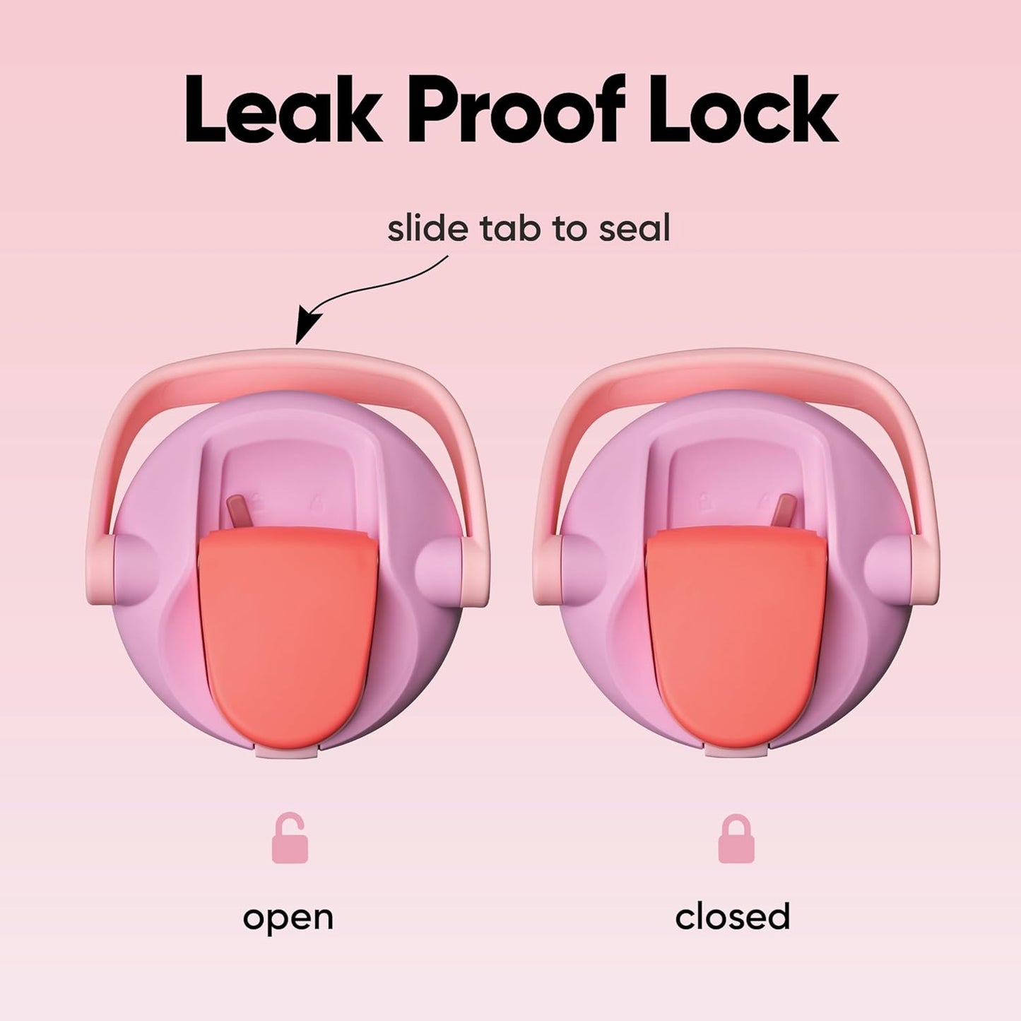 Owala FreeSip Sway Insulated Stainless Steel Water Bottle with Two-Way Spout, Built-In Straw and Bucket Handle, Made for Travel, School, and Sports, 40oz, BPA Free, Leak Proof, Pink Angel Food Cake