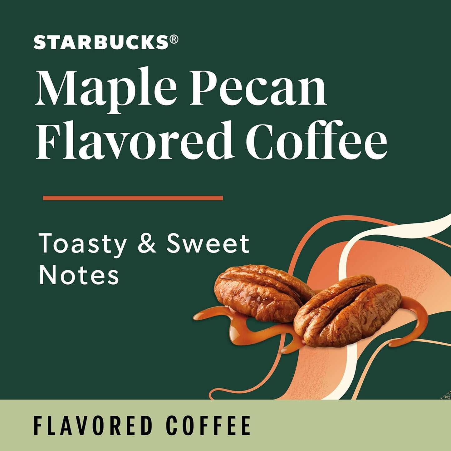 Starbucks Coffee K-Cup Pods, Maple Pecan Flavored Coffee, Naturally Flavored, 100% Arabica, 6 Boxes (60 Pods Total)