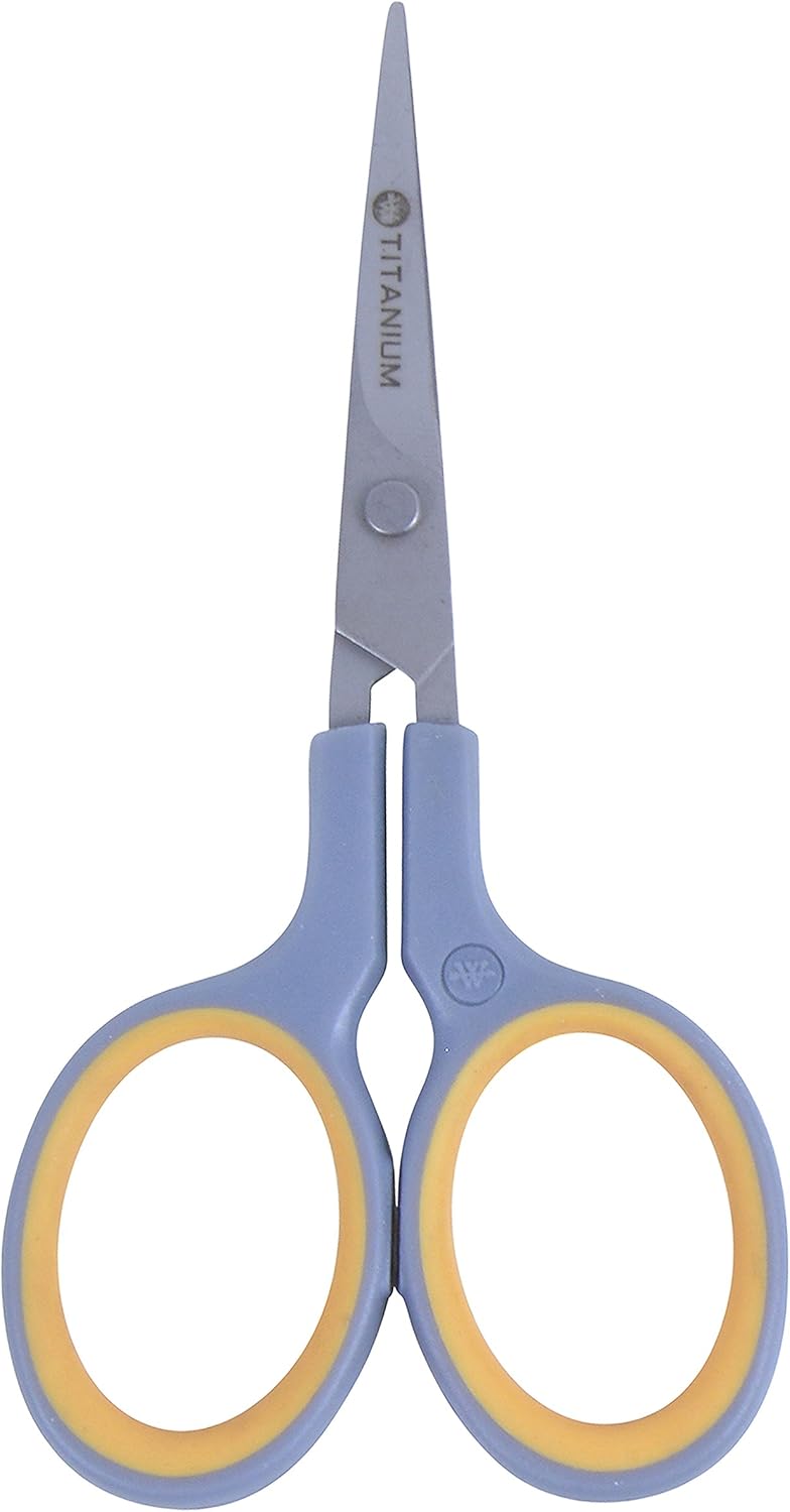 Westcott 4" Sewing Titanium-Bonded Embroidery Scissors, Curved (13865)