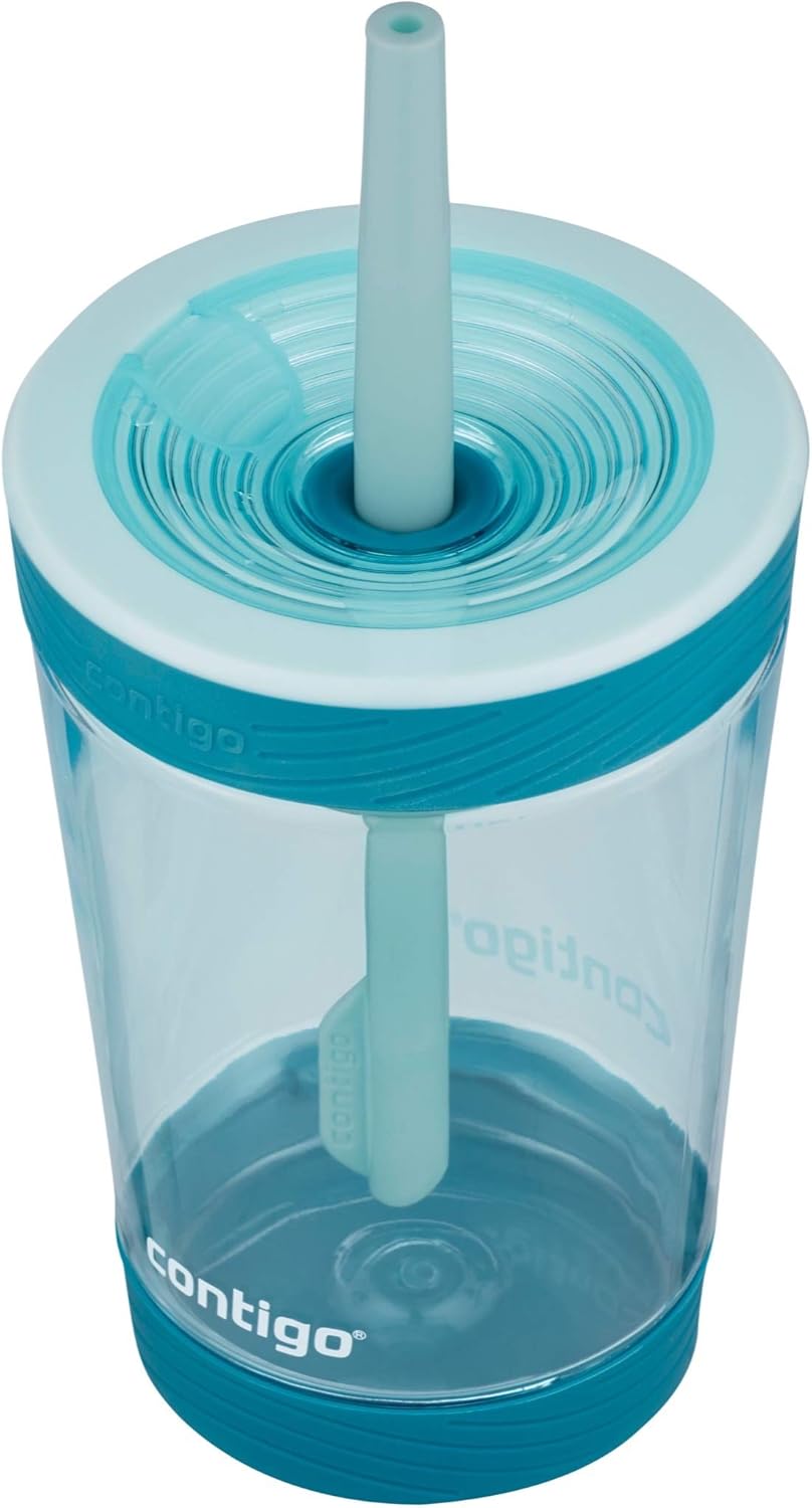 Contigo Kids Spill-Proof Tumbler with Straw 14oz. Honeydew