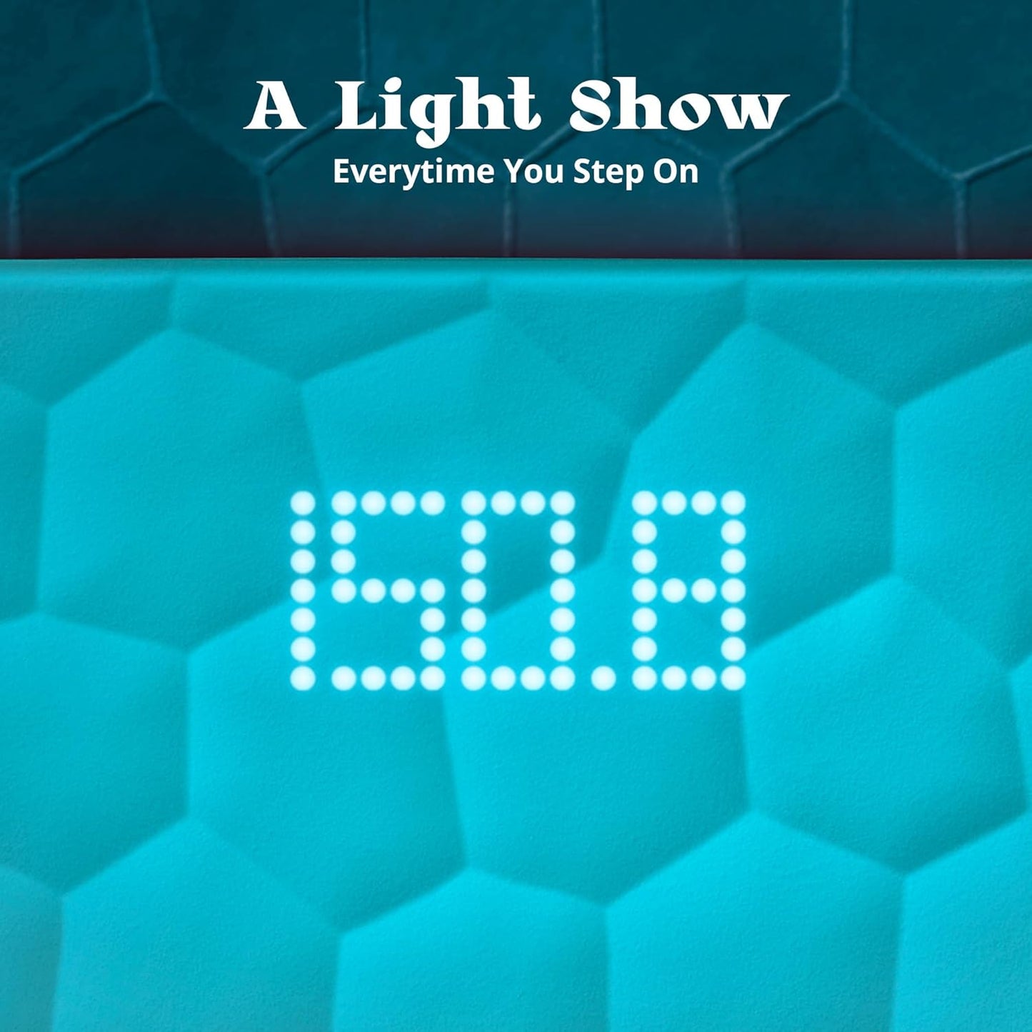 Greater Goods Colorful Designer Bathroom Scale: Non-Slip Silicone Cover, Hidden LED Display, Spot-On Precision, 400 lb Capacity