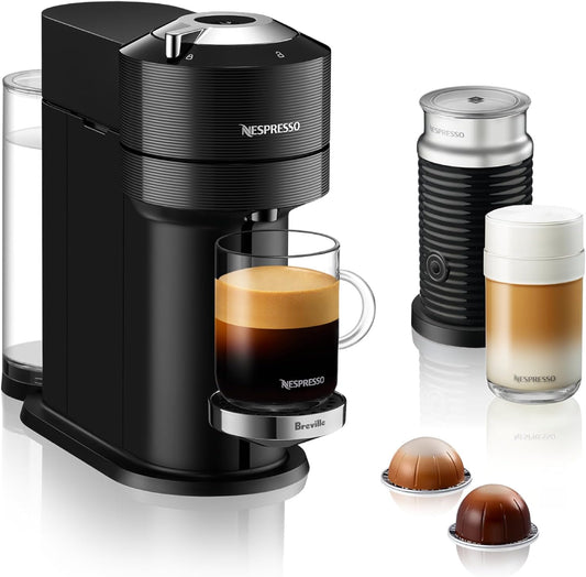 Nespresso Vertuo Next Premium Coffee and Espresso Maker by Breville with Aeroccino Milk Frother