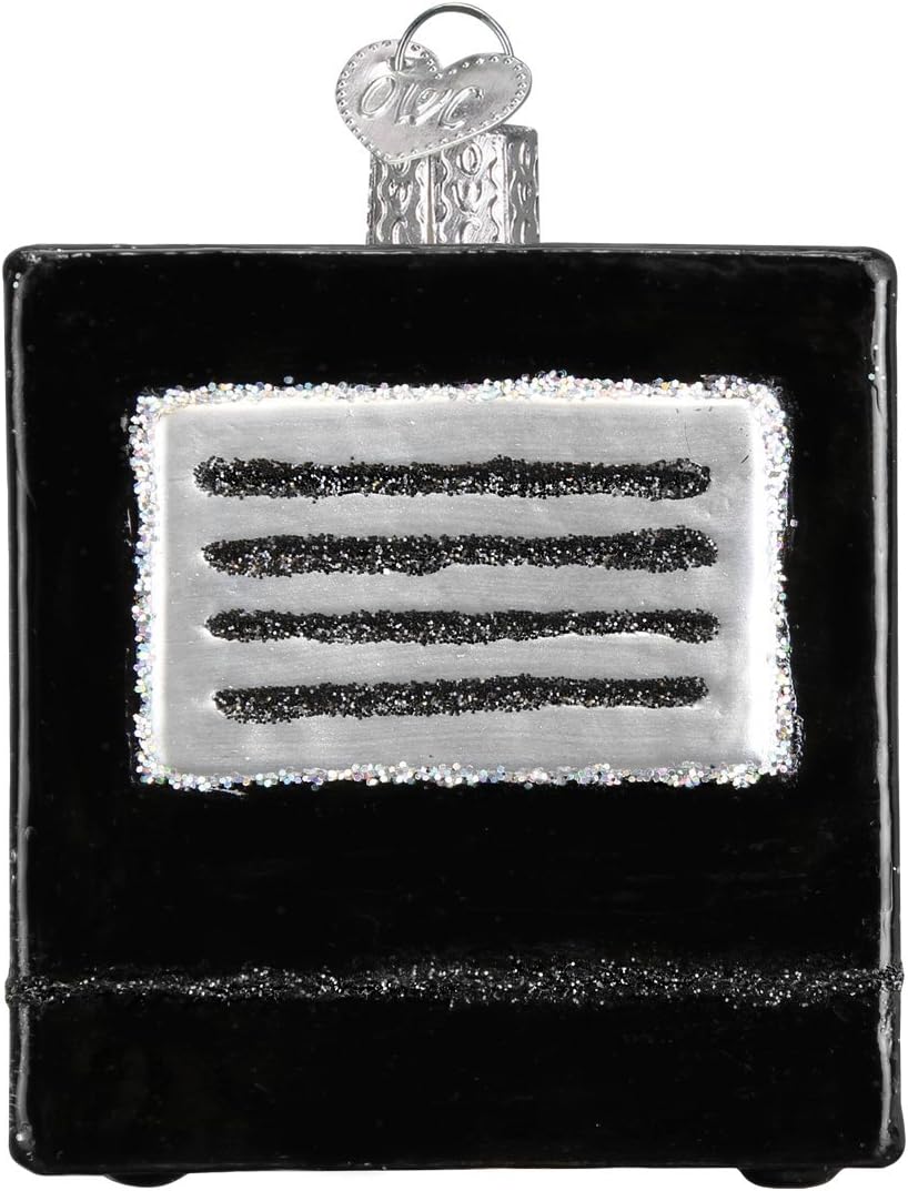 Old World Christmas Espresso Machine Glass Blown Ornament for Christmas Tree, Handcrafted Holiday Decoration, Coffee Collection