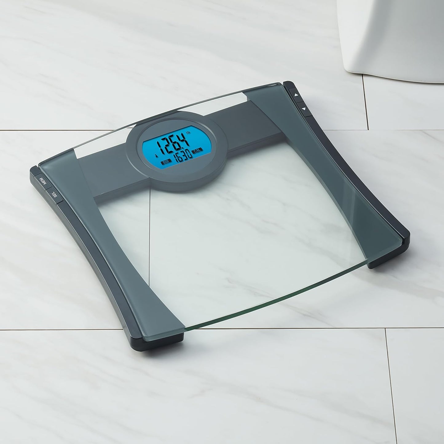 Eat Smart Precision CalPal Digtal Bathroom Scale with BMI and Calorie Intake, 440 Pound Capacity