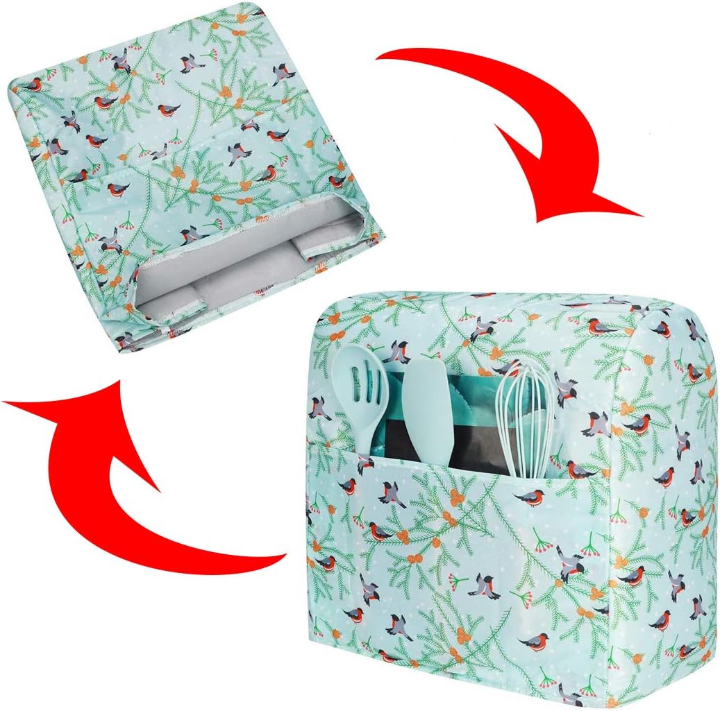 Kitchen Aid Mixer Cover Compatible with 6-8 Quarts Kitchen Aid/Hamilton Stand Mixer/Tilt Head & Bowl Lift Model,Bird Print Mixer Cover Pioneer Woman Kitchen Accessories,Kitchen Aid Mixer Accessories