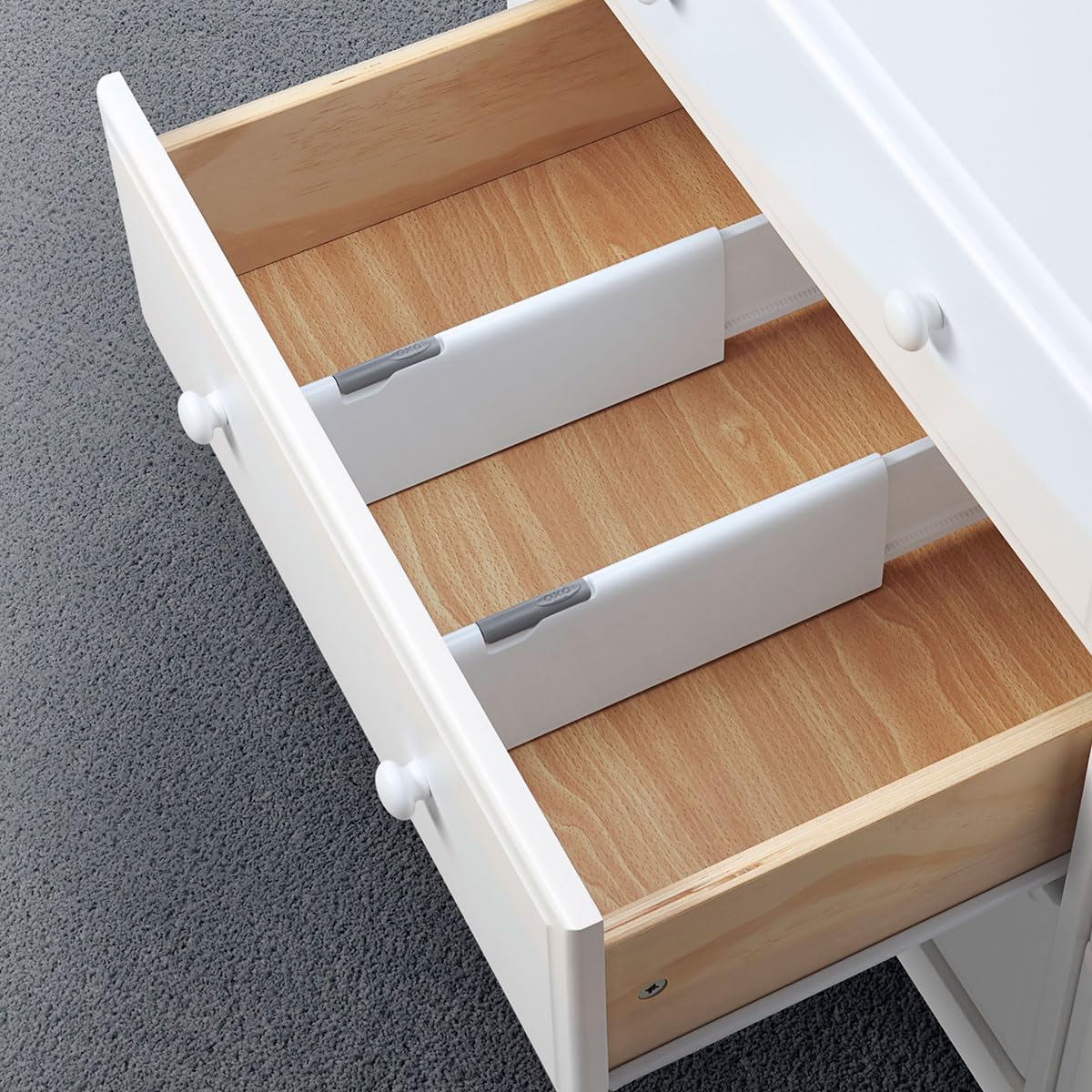 OXO Tot Expandable Dresser Drawer Divider - 4 pack