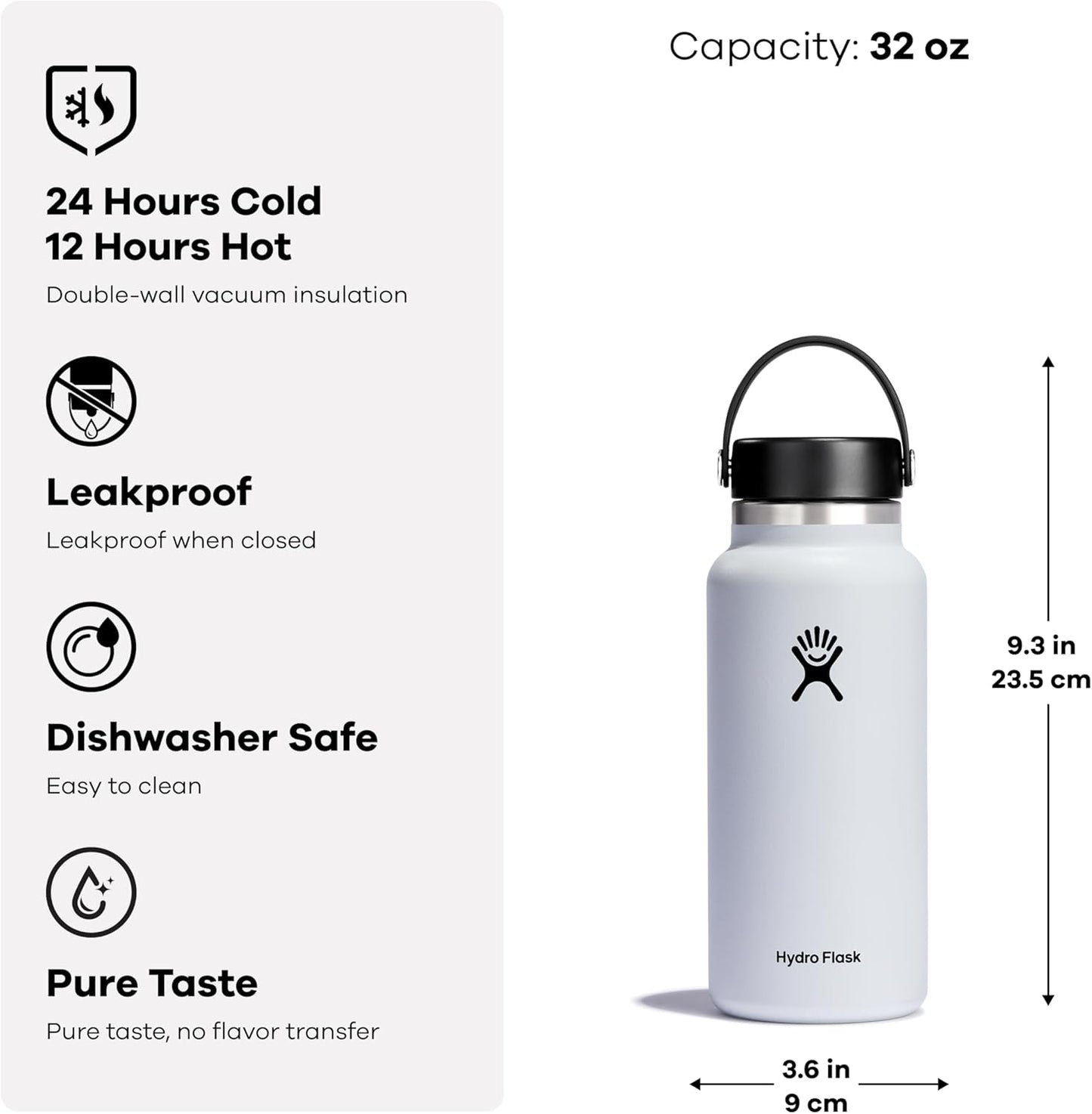 Hydro Flask 32 Oz Wide Flex Cap Lupine