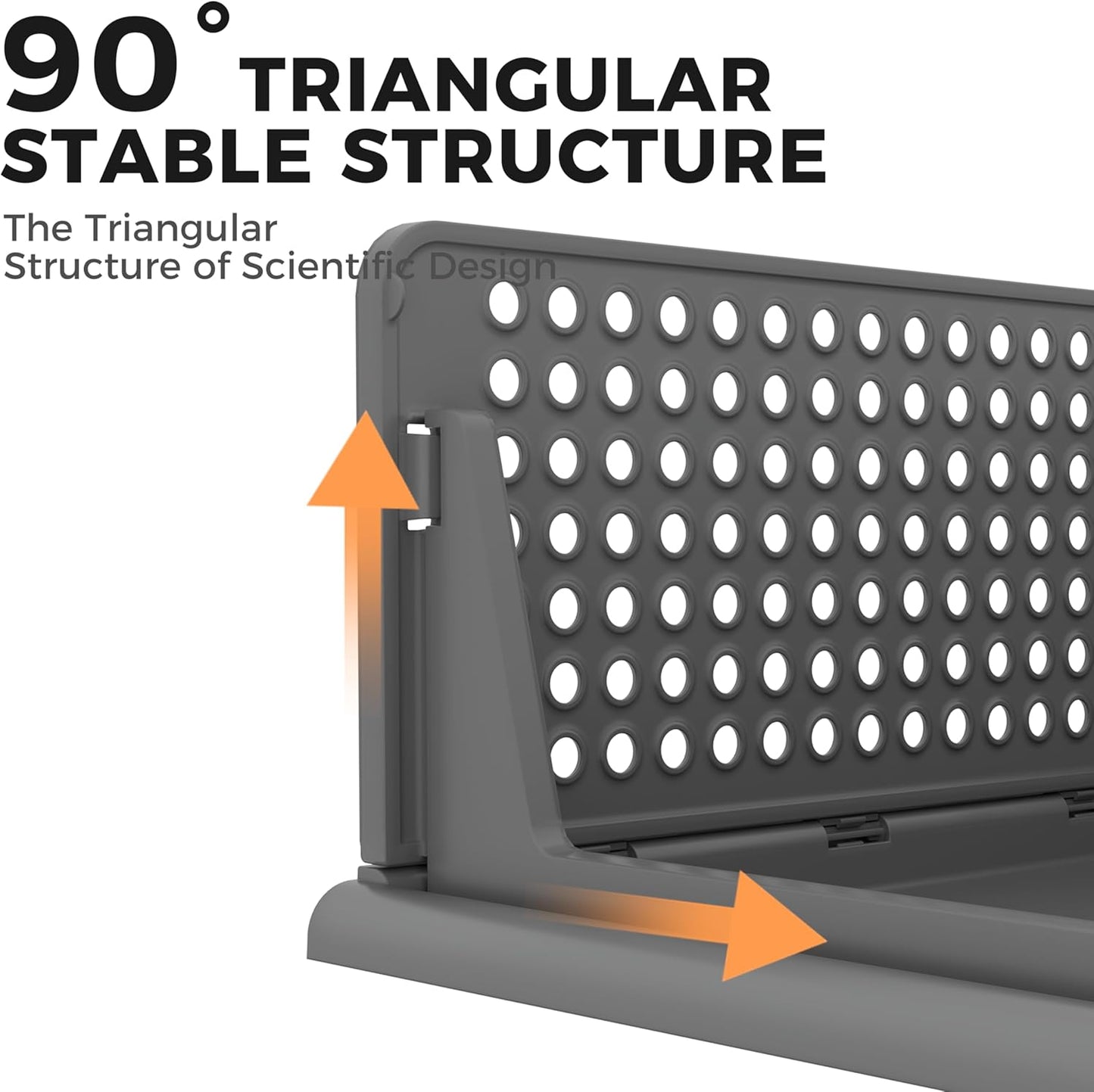 Pinkpum 6 Pack Closet Organizers Storage Box, Stackable Plastic Drawer Basket for Clothing, Stackable Storage Bins Shelf Storage Container for Closet Wardrobe Bedroom Bathroom Office Black