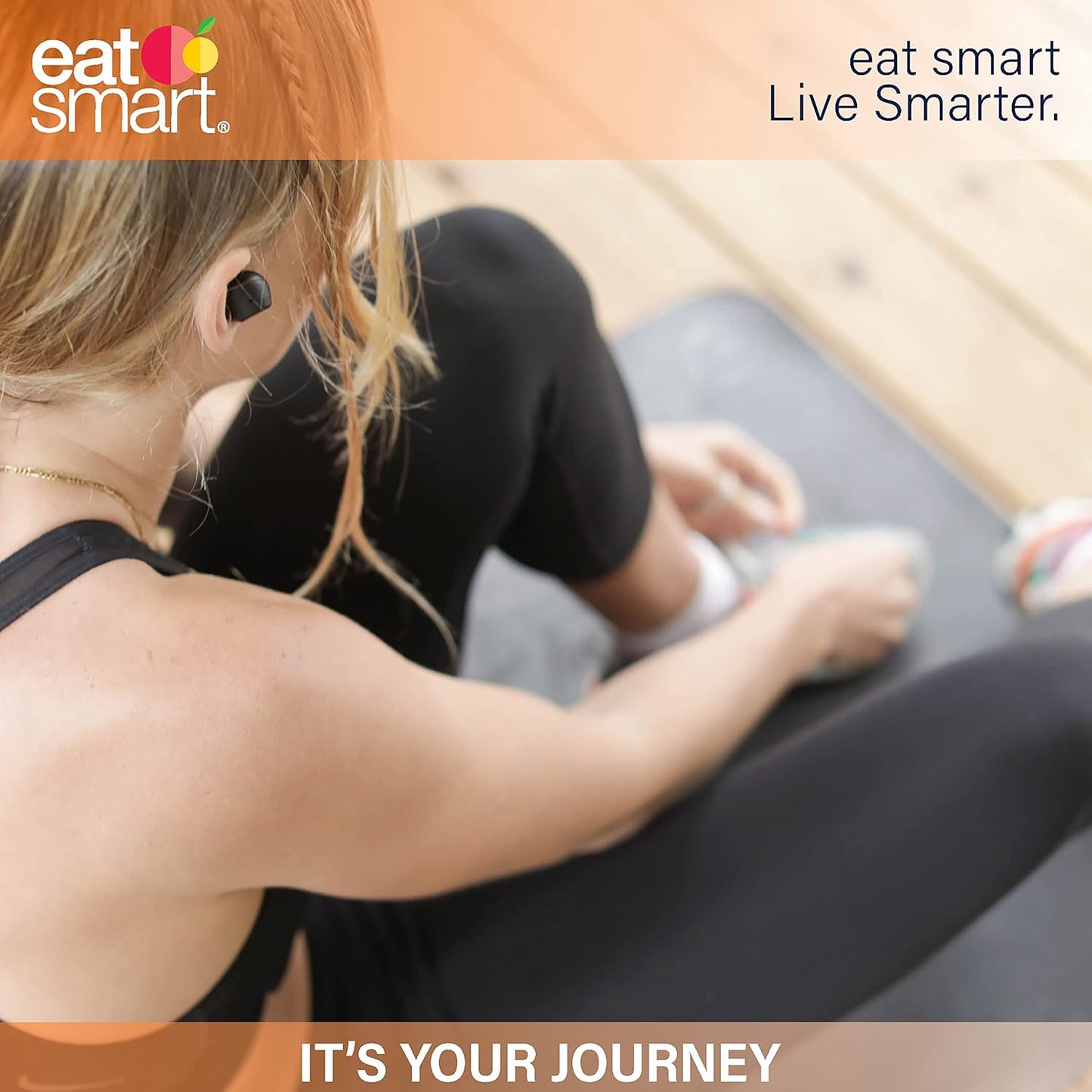 Eat Smart Precision Plus Scale, Wide Body Bath Scale for Body Weight, White