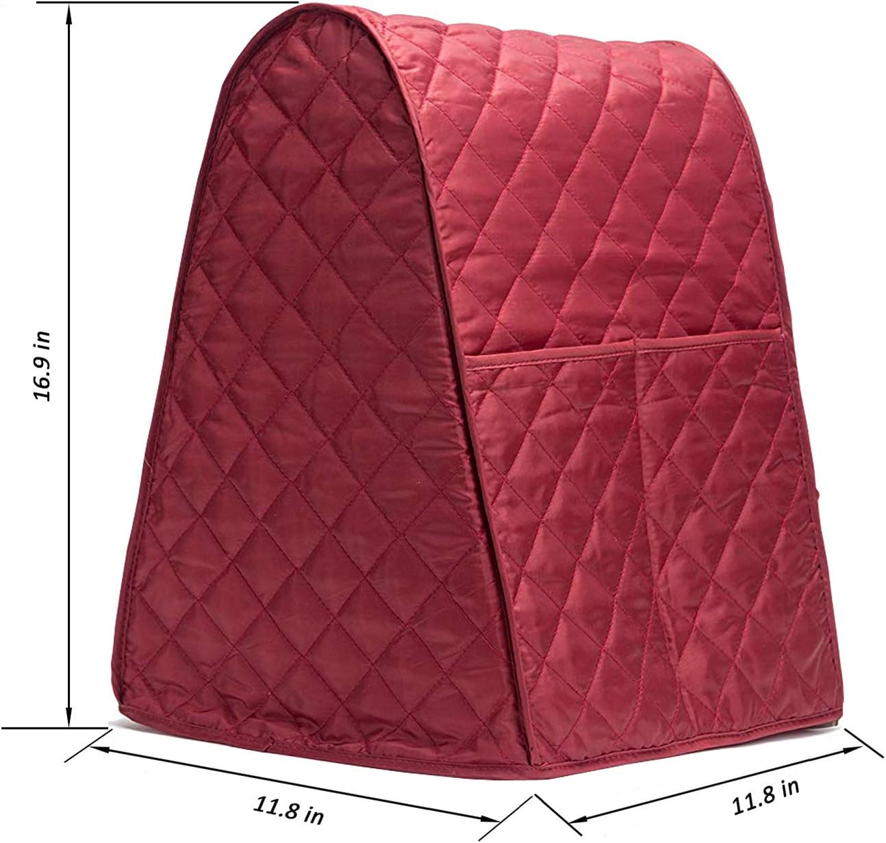 Stand Mixer Dust-proof Cover with Organizer Bag for KitchenAid Mixer to Keep Clean and Safe(Red)