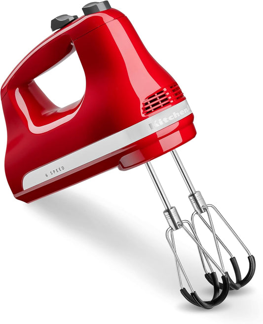KitchenAid 6 Speed Hand Mixer with Flex Edge Beaters - KHM6118
