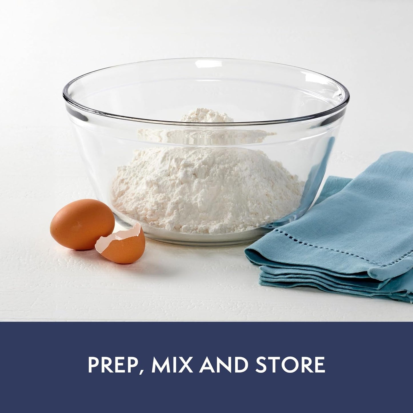 Anchor Hocking Glass Mixing Bowl, 1-Quart