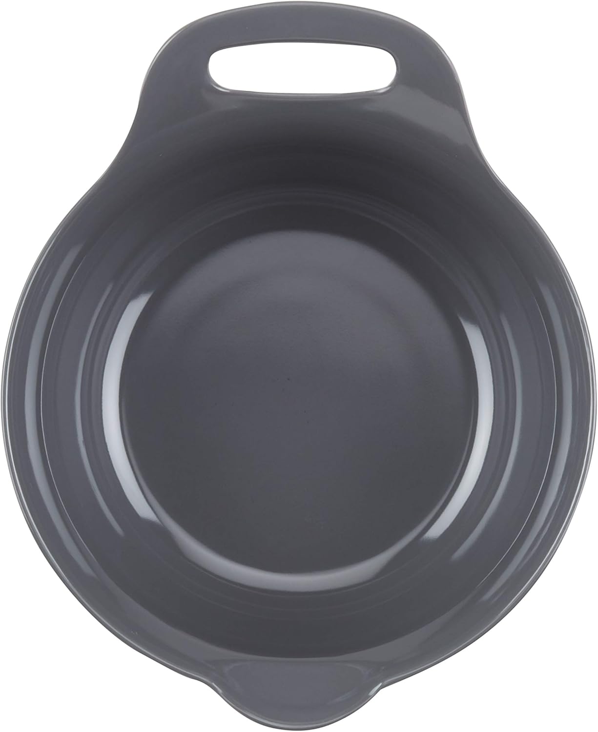 Rachael Ray Tools and Gadgets Nesting / Stackable Mixing Bowl Set with Pour Spouts and Handle - 4 and 5 Quarts, Red and Gray