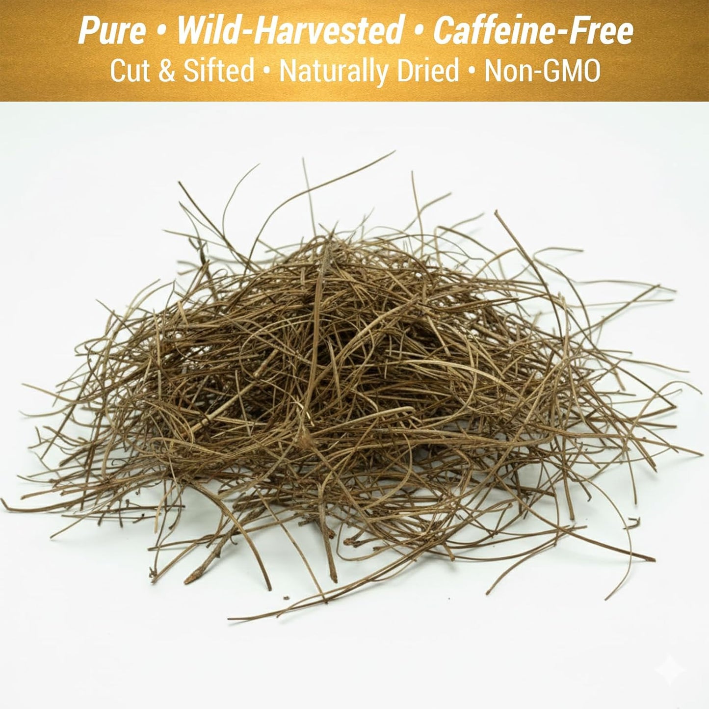 Cure Wid Pure Pine Needle Tea 3.5 Oz – 50 Cups Pine Tea – Wild Harvested from Pakistan in Eco-Friendly Resealable Pouch | Aromatic & Soothing Caffeine-Free Herbal Tea, Antioxidant & Immune Support