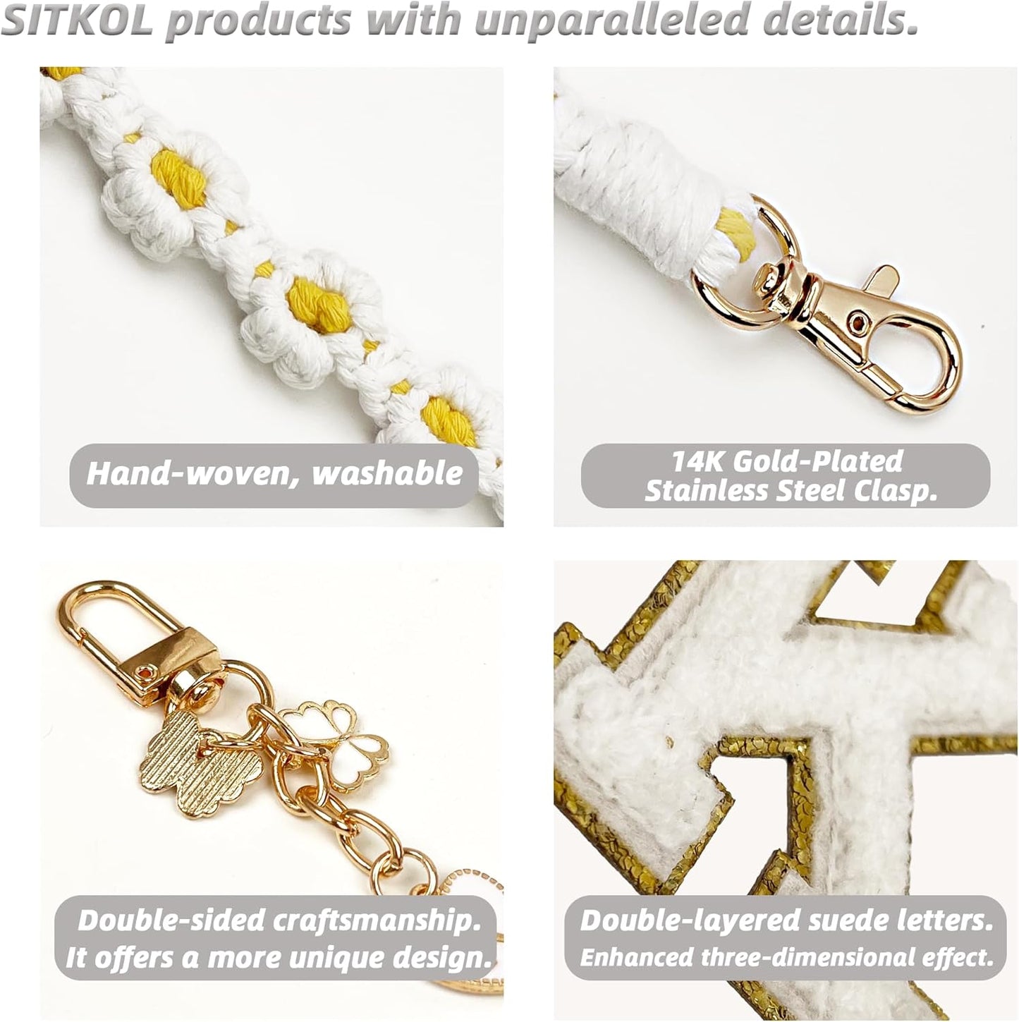 SITKOL Silicone Boot Cute Monogram Set Compatible with Owala Water Bottle 24 oz, 32 oz, 40 oz - Perfect Letter Owala Accessories for Owala Tumbler, Owala Free Sip, Pink Owala, Black Owala